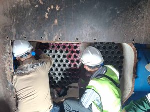 Progress Pekerjaan Re-tubing Boiler